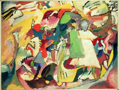 Allerheiligen, Nr. 1, 1910 von Wassily Kandinsky